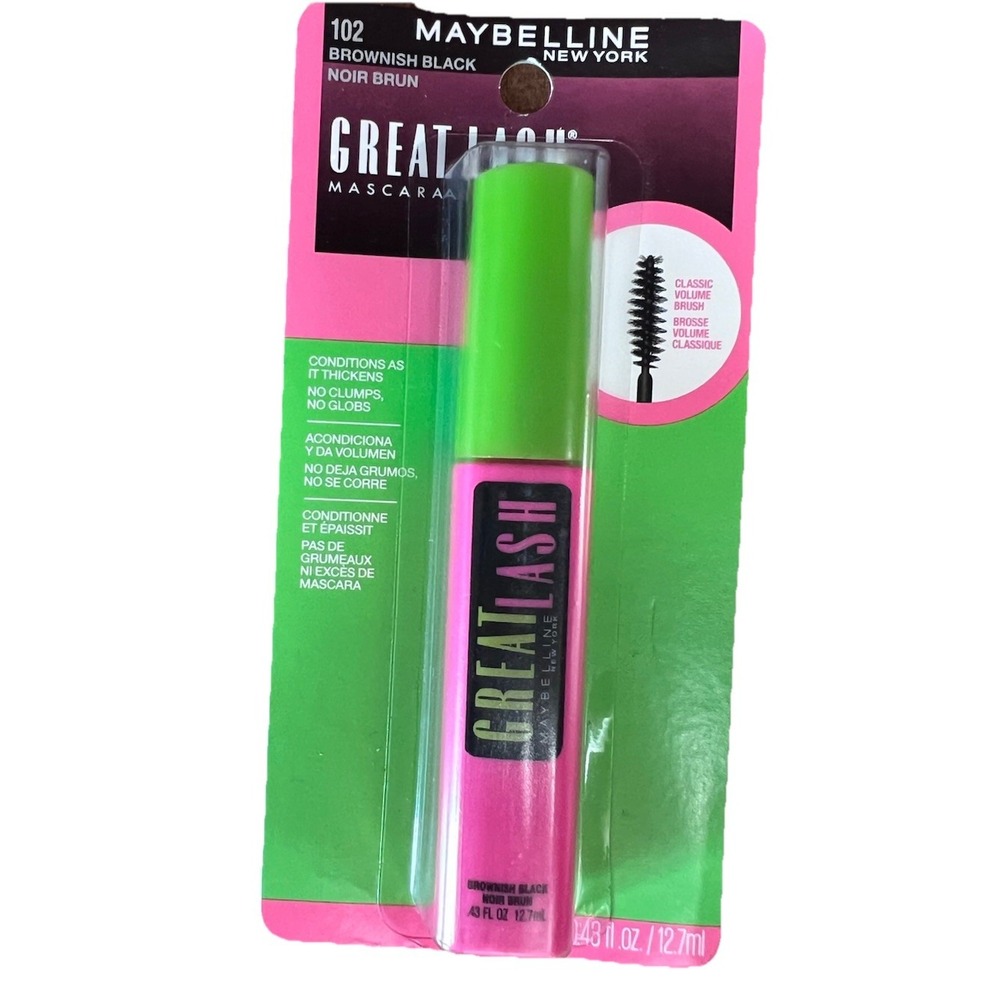 Maybelline Great Lash Washable Mascara 0.43 Oz - 102 Brownish Black